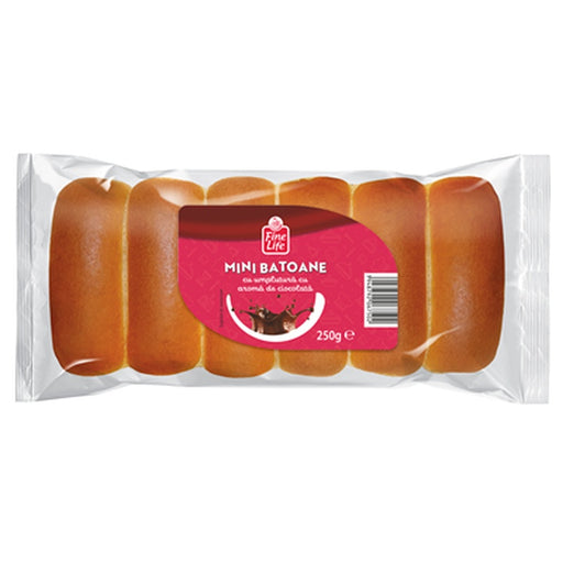 Fine Life Mini Batoane cu Umplutura cu Aroma de Ciocolata 250 g - WALTI WALTI