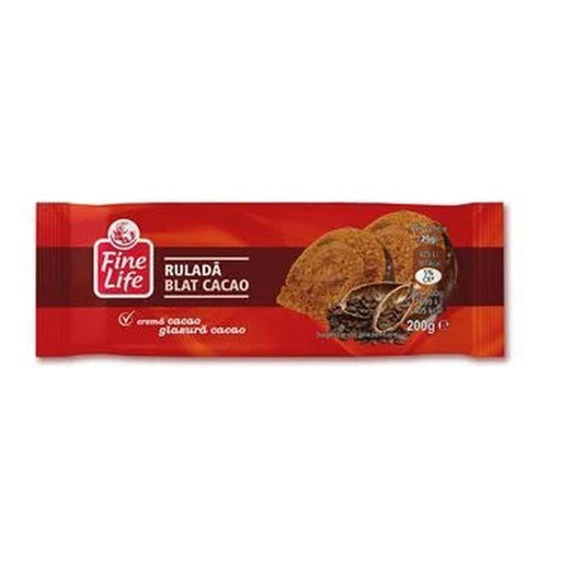 Fine Life Rulada Cacao Galazurata 200 g - WALTI WALTI