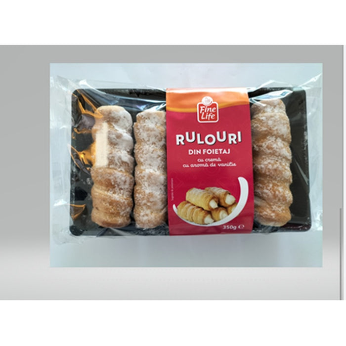 Fine Life Rulou Crema Aroma Vanilie 350 g - WALTI WALTI