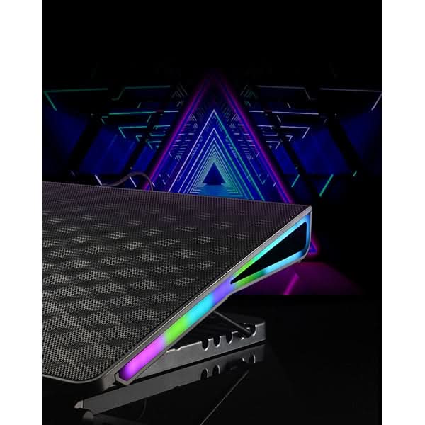 Cooler laptop gaming MYRIA X10, RGB, 17", negru WALTI
