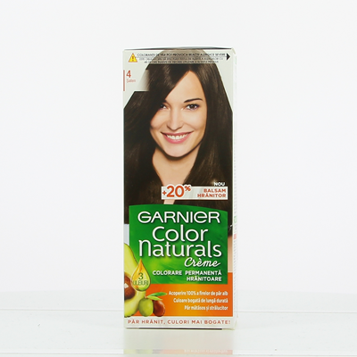 GARNIER COLOR NATURALS Vopsea de Par Nuanta 4 Saten 100 ml - WALTI WALTI