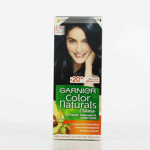 GARNIER COLOR NATURALS Vopsea de Par Nuanta 2.10 Negru Albastrui 100 ml - WALTI WALTI