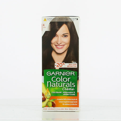 GARNIER COLOR NATURALS Vopsea de Par Nuanta 4 Saten 100 ml - WALTI WALTI