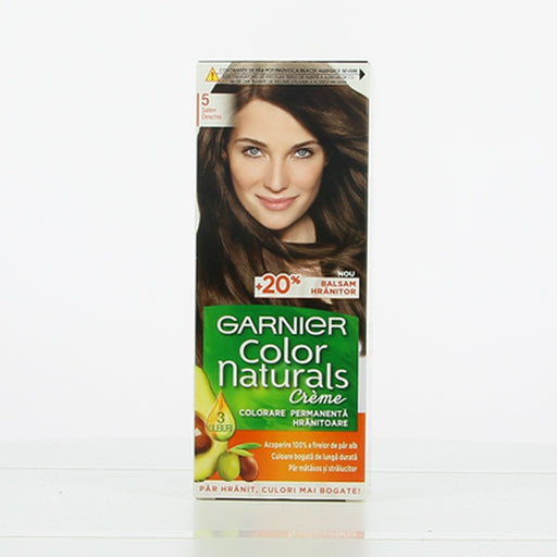 GARNIER COLOR NATURALS Vopsea de Par Nuanta 5 - Saten Deschis 100 ml - WALTI WALTI