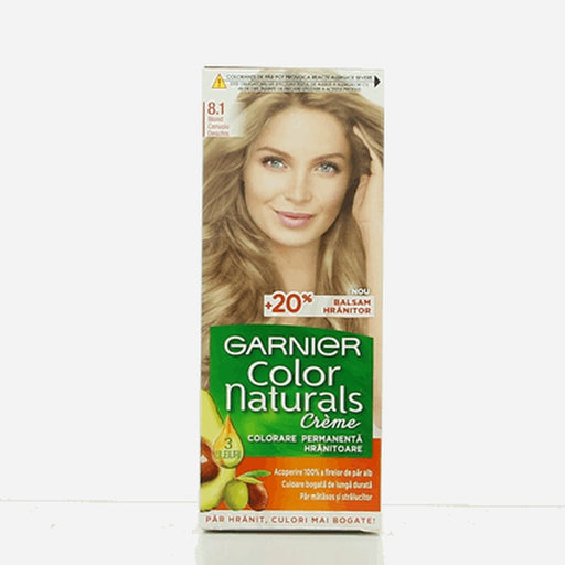 GARNIER COLOR NATURALS Vopsea de Par Nuanta 8.1 - Blond Cenusiu 100 ml - WALTI WALTI