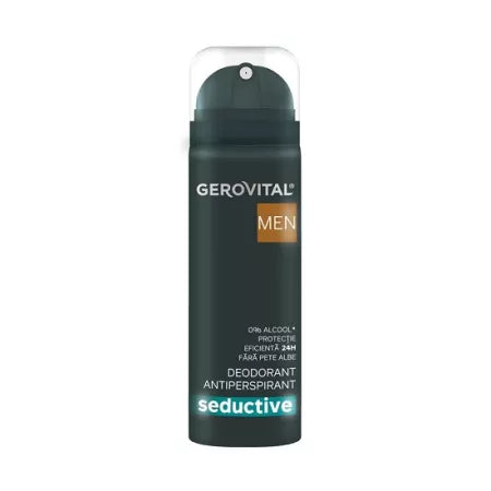 GEROVITAL Men Deodorant Antiperspirant Seductive 150 ml - WALTI WALTI