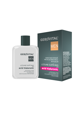 GEROVITAL Men Lotiune dupa Ras cu Acid Hialuronic 100 ml - WALTI WALTI
