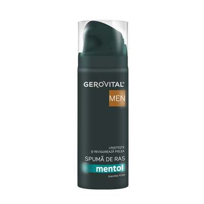 GEROVITAL Men Spuma de Ras Mentol 200 ml - WALTI WALTI