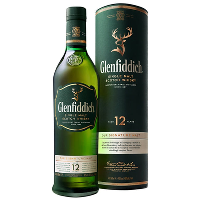 GLENFIDDICH 12YO Whisky 40% SGR 0,7 L - WALTI WALTI