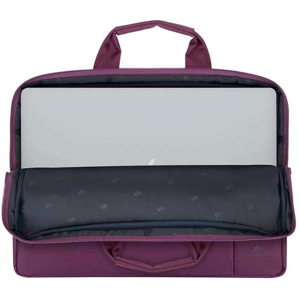 Geanta laptop RIVACASE 8221, 13.3", poliester, mov WALTI