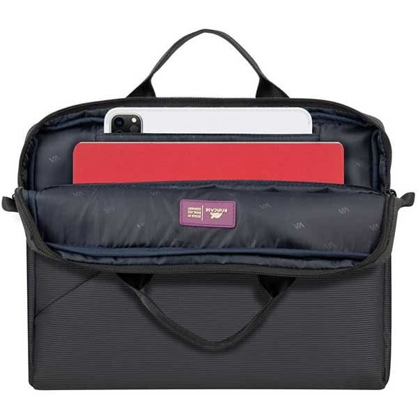 Geanta laptop RIVACASE 8720, 13.3", poliester, gri WALTI