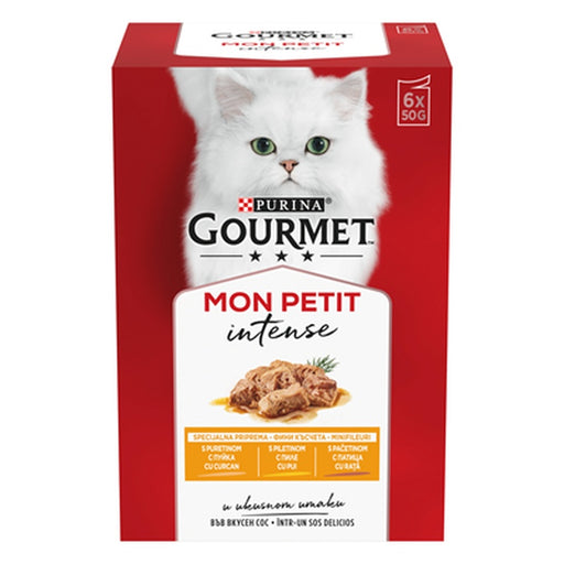 GOURMET Mon Petit Hrana Umeda pentru Pisici cu Pui 6 X50 g - WALTI WALTI