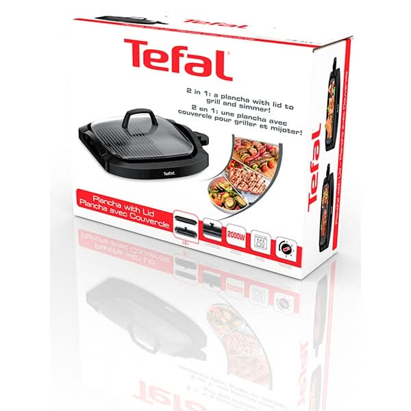 Gratar electric TEFAL Health Multi Grill CB6A0830, 2000W, 5 programe, negru WALTI