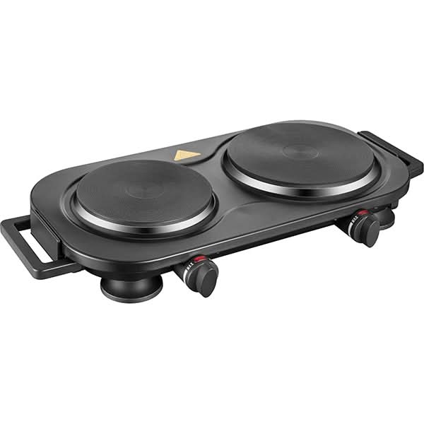 Plita electrica MYRIA MY1822BK, 2 arzatoare, 2500W, negru WALTI