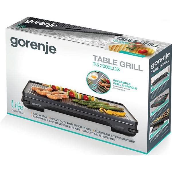 Gratar electric GORENJE TG2000LCB, 1800W, negru WALTI