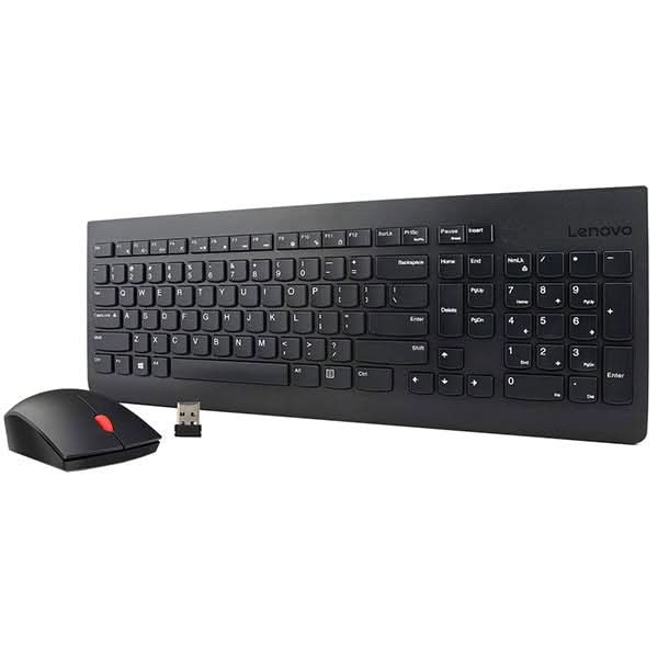 Kit tastatura si mouse Wireless LENOVO 510, USB, Layout US, negru WALTI