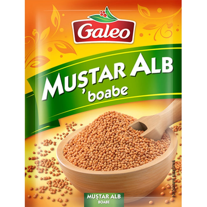 Galeo Mustar Alb Boabe 25 g - WALTI WALTI