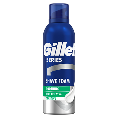 Gillette Series Spumă de Ras Calmantă cu Aloe Vera 200 ml - WALTI WALTI