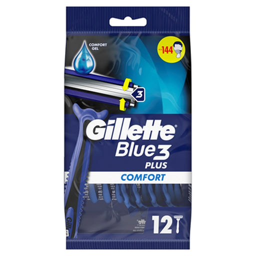 Gillette Blue 3 Aparate de Ras 12 bucati - WALTI WALTI
