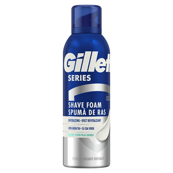 Gillette Series Spumă de Ras Revitalizantă cu Ceai Verde 200 ml - WALTI WALTI
