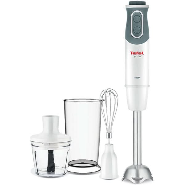 Mixer vertical TEFAL Optichef 3 in 1 HB643138, 0.8l, 800W, 20 trepte viteza, alb WALTI