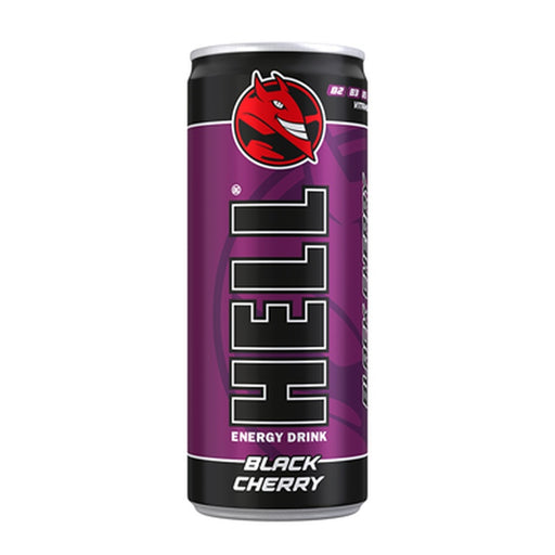 HELL Energy Drink Black Cherry SGR 250 ml - WALTI WALTI