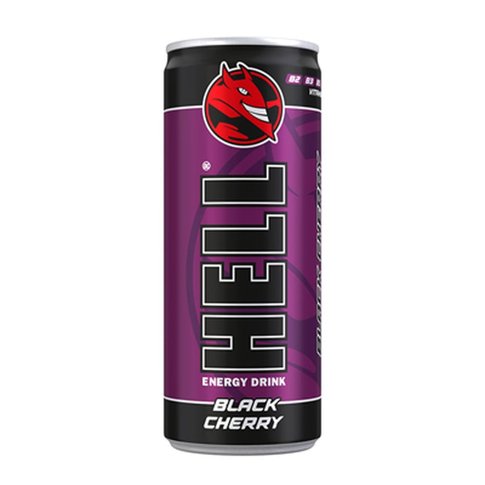 HELL Energy Drink Black Cherry SGR 250 ml - WALTI WALTI