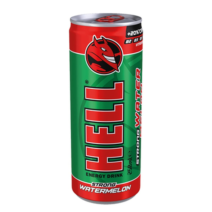 HELL Energy Drink Watermelon Strong SGR 250 ml - WALTI WALTI
