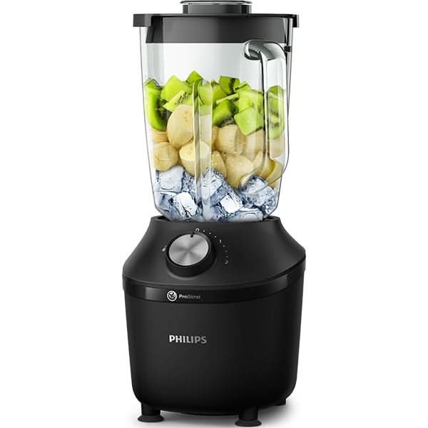 Blender PHILIPS Seria 3000 HR2291/01, 2l, 600W, 2 trepte viteza, negru WALTI