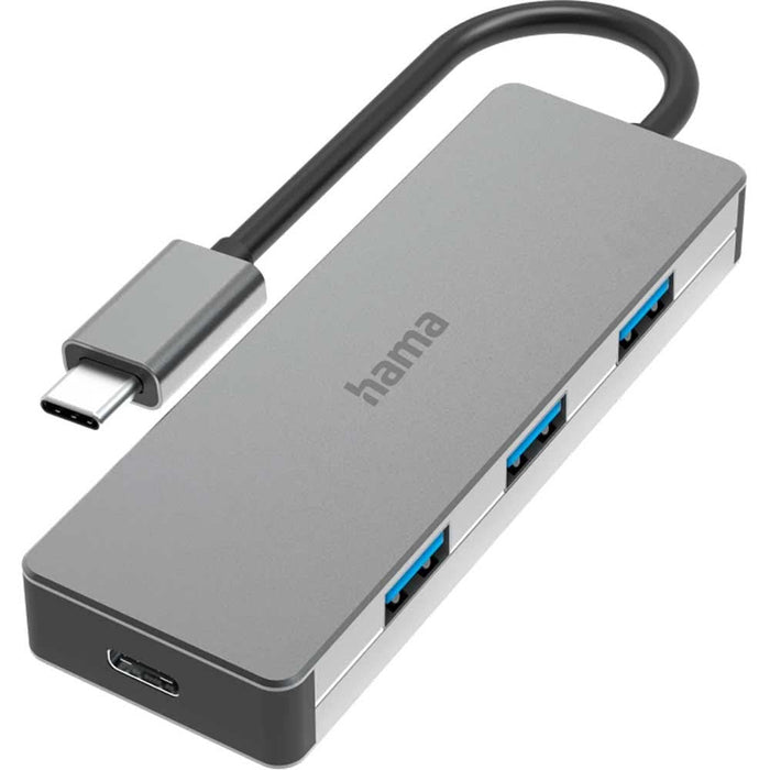 Hub USB HAMA 200105, USB-C, USB-A, antracit WALTI
