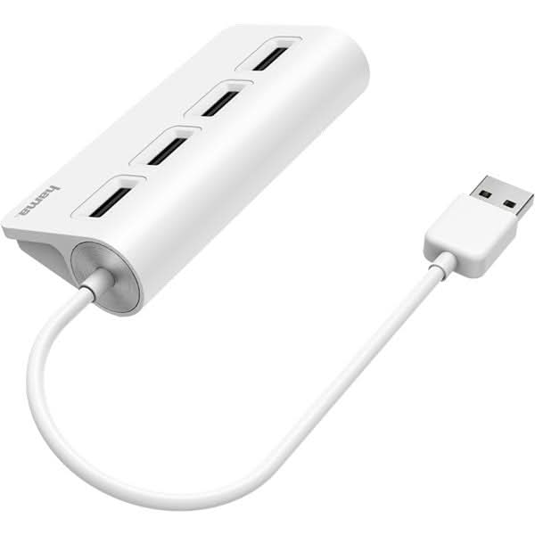 Hub USB HAMA 200120, USB 2.0, alb WALTI