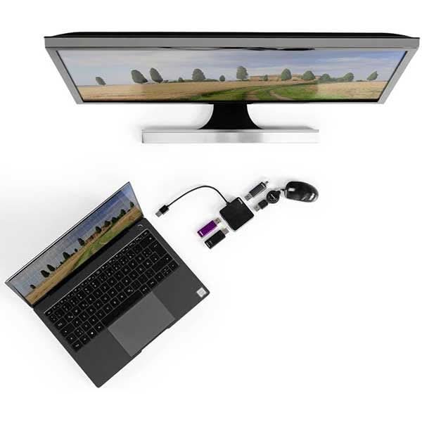 Hub USB HAMA 200121, USB 2.0, negru WALTI