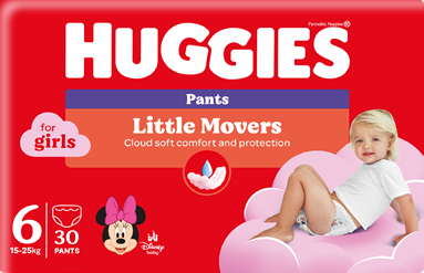 HUGGIES 30 Scutece Chilotel Marimea 6 Fetite 15-25 Kg - WALTI WALTI