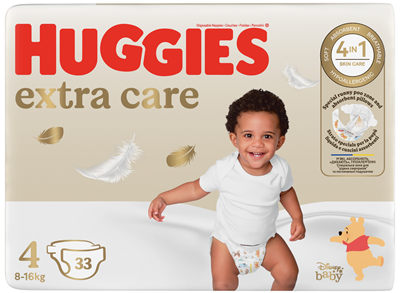HUGGIES 33 Scutece Extra Care Nr 4 8-16 Kg - WALTI WALTI