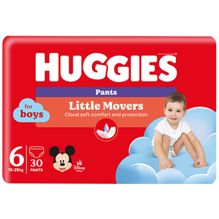 HUGGIES 30 Scutece Chilotel Marimea 6 Baieti 15-25 Kg - WALTI WALTI