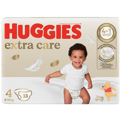 HUGGIES 33 Scutece Extra Care Nr 4 8-16 Kg - WALTI WALTI