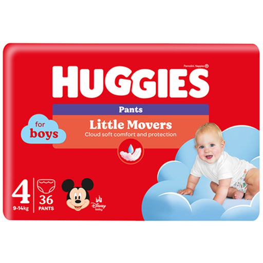 HUGGIES 36 Scutece Chilotel Marimea 4 Baieti 9-14 Kg - WALTI WALTI
