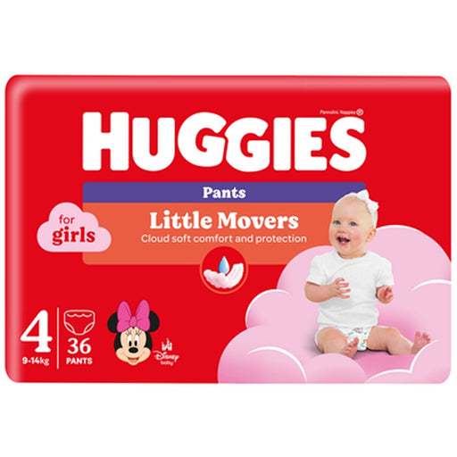 HUGGIES 36 Scutece Chilotel Marimea 4 Fetite 9-14 Kg - WALTI WALTI