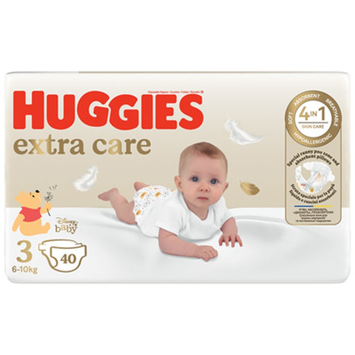 HUGGIES 40 Scutece Extra Care Nr 3 6-10 Kg - WALTI WALTI