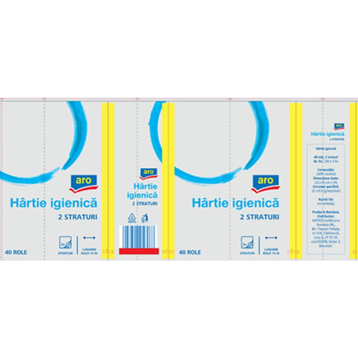 Hartie Igienica 2 Straturi 40 Role - WALTI WALTI