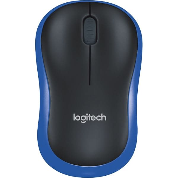 Mouse Wireless LOGITECH M185, 1000 dpi, albastru WALTI