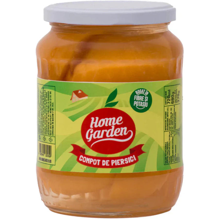 Home Garden Compot de Piersici 720 ml - WALTI WALTI