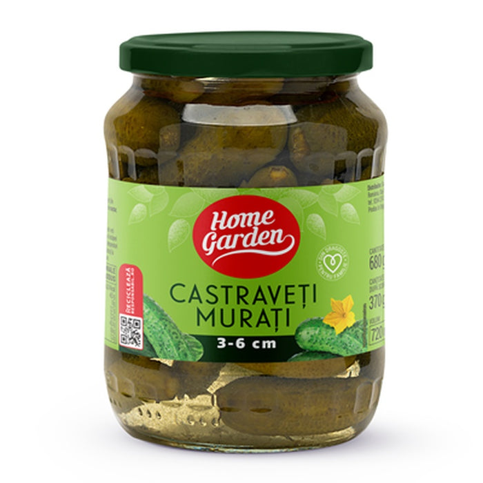 Home Garden Castraveti in Otet 3-6 cm 660 g - WALTI WALTI