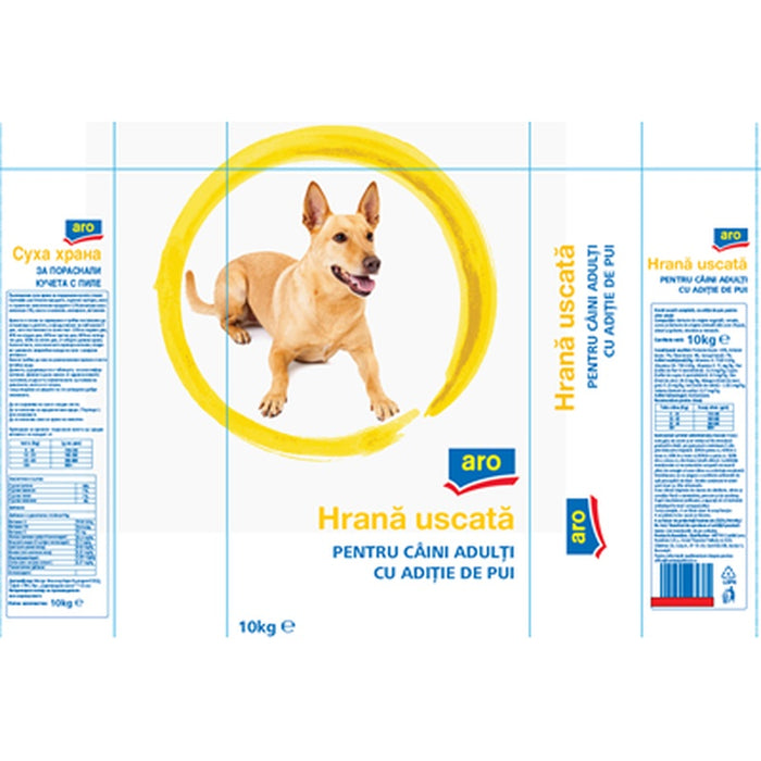 Hrana Uscata cu Aditie de Pui pentru Caini 10 Kg - WALTI WALTI