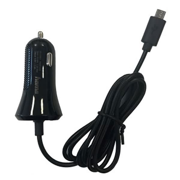 Incarcator auto HAMA 210501, MicroUSB, negru WALTI