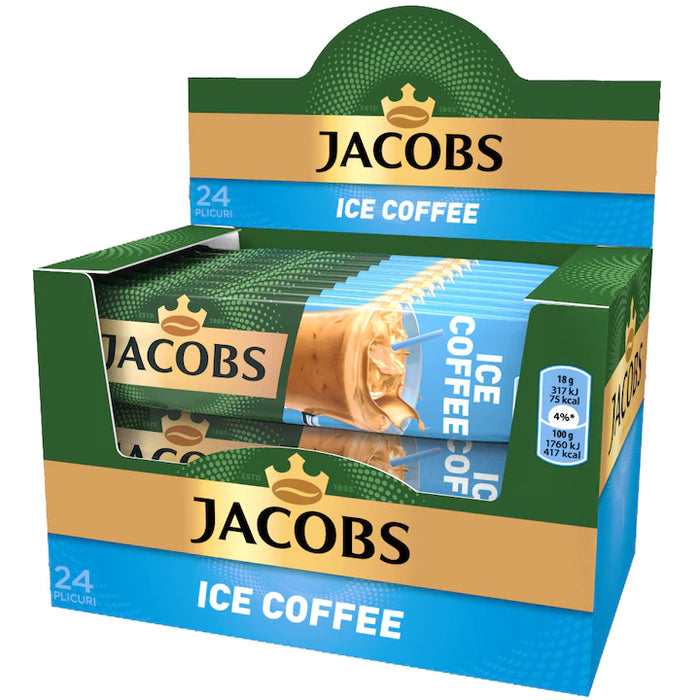 JACOBS Cafea Instant 3In1 Ice Coffee 24 x 18 g - WALTI WALTI