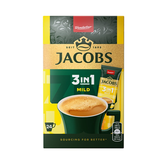 JACOBS Cafea Instant 3 in 1 Mild 24 x 11,1 g - WALTI WALTI