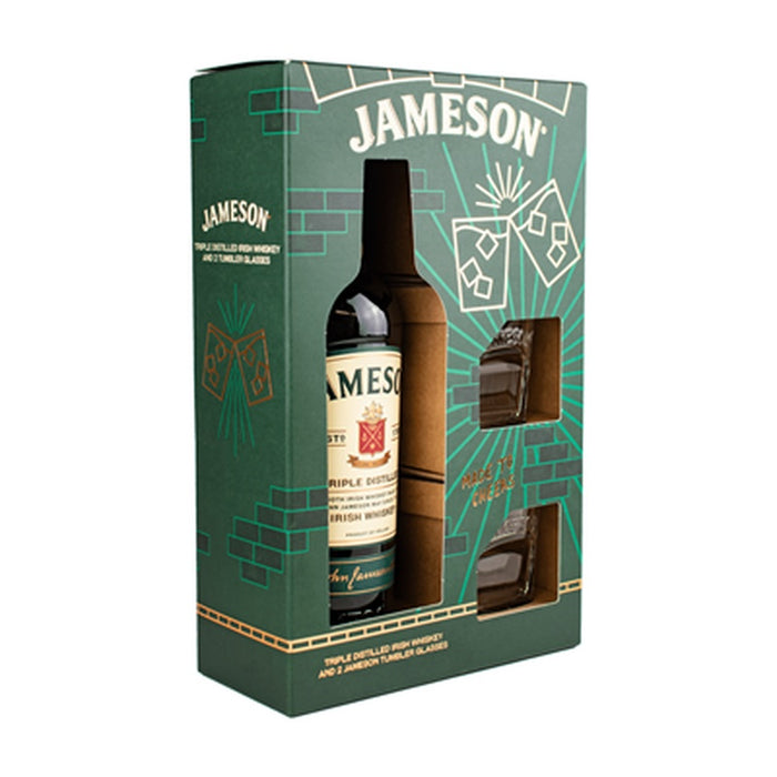 JAMESON Pachet Whiskey 40% + 2 Pahare SGR 0,7 L - WALTI WALTI