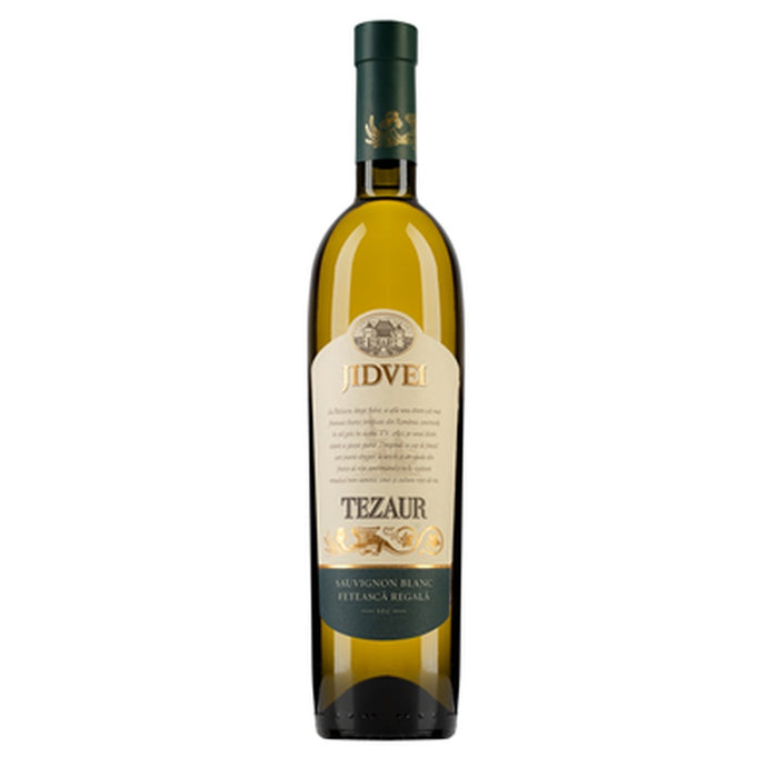 JIDVEI TEZAUR Sauvignon Blanc & Feteasca Regala Sec SGR 0,75 L - WALTI WALTI