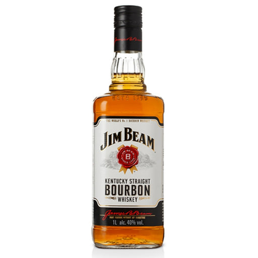JIM BEAM White Bourbon Whisky 40% SGR 1 L - WALTI WALTI